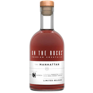 On The Rocks The Manhattan Basil Hayden Rye Whiskey Premium Cocktails 375 mL